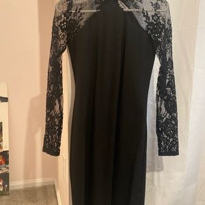 Black cocktail dress